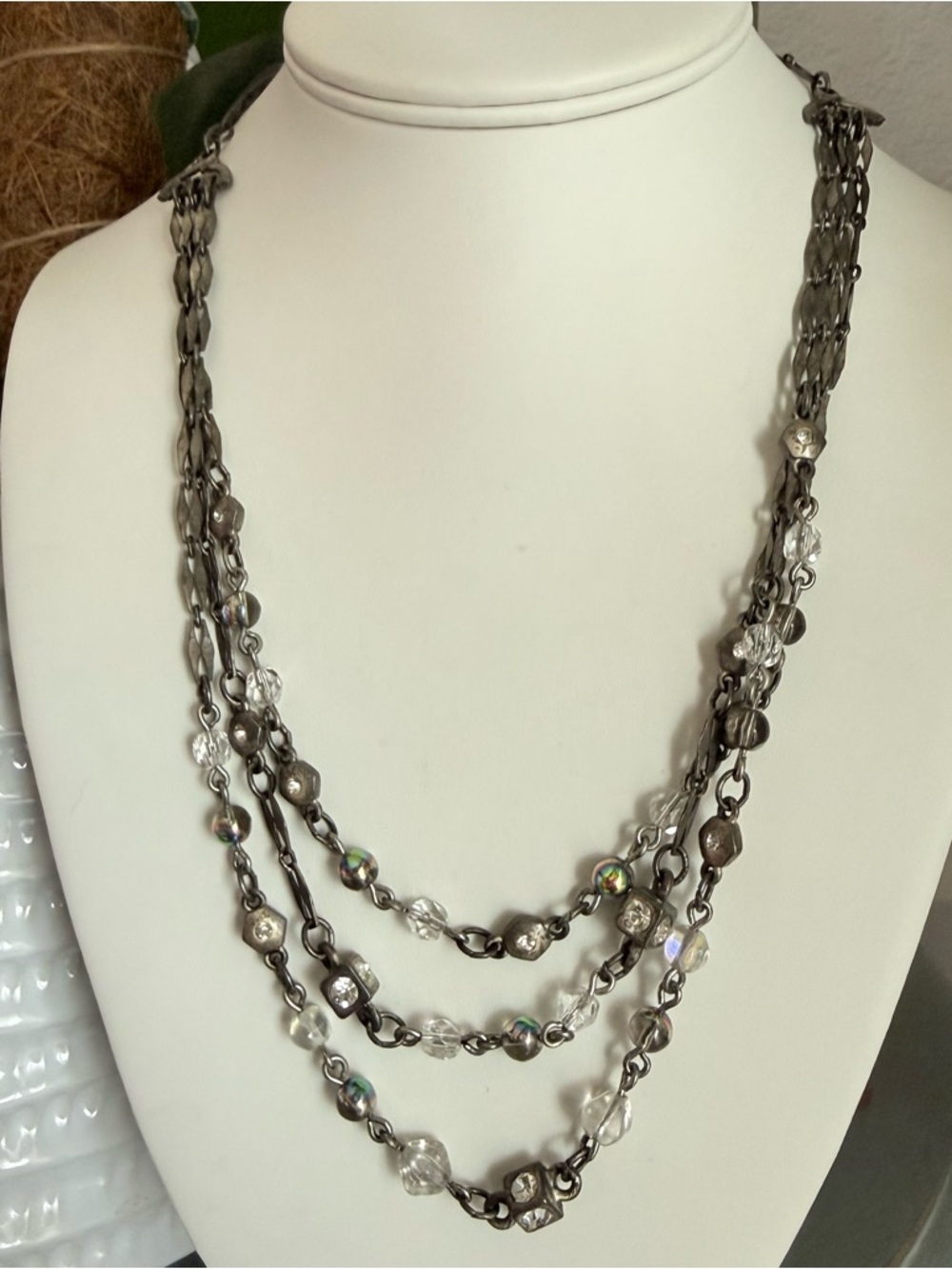 Myka Beaded Multi Strand Layered Necklace